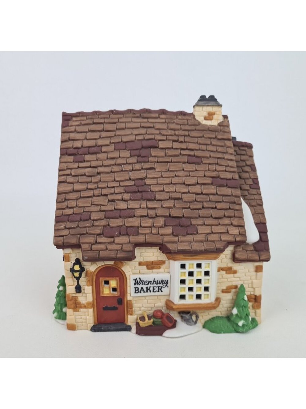 Department 56 "Wrenbury Baker" 58331 Dickens Village Lighted Building Vntg